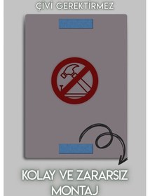 Resim Metal Parlak Baskı - Tiger, Kaplan Dekoratif Tablo 