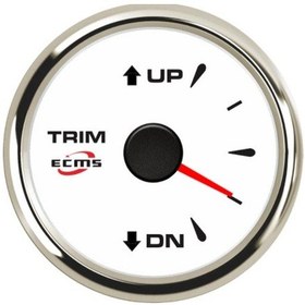 Resim Dıştan Takma Motor Trim Gösterge Beyaz/Siyah 12V 