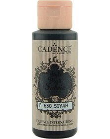 Resim Cadence Style Matt Fabric Kumaş Boyası 59Ml F630 Siyah-Black 