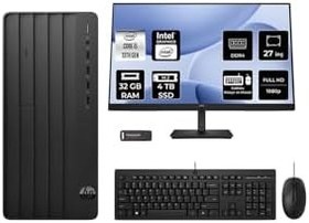 Resim HP Pro Tower 290 G9 i5 13500 32GB 4TB SSD FDOS Masaüstü Bilgisayar + 27" Monitör 