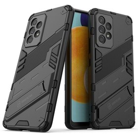 Resim Samsung Galaxy A53 5giyi Korunan Anti-damla Eller Serbest Kickstand Tasarımı Tpu + Pc Hibrit Telefon Kılıfı 