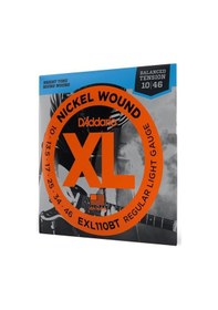 Resim D'addario Exl110bt Balanced Regular Light Elektro Gitar Teli 10-46 