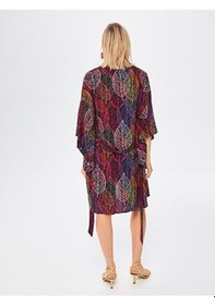 Resim Faik Sönmez İri Yaprak Desen Kimono 67449 001 