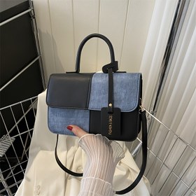 Resim 2024 Yeni Kadın Patchwork Dokulu El Çantası, Trendy Yaz Omuz ve Çapraz Gövde Çantası. 