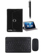 Resim corcishop Acer Iconia P10 10.4 Kılıf Universal Standlı + Bluetooth Klavye Mouse Set + Kalem 