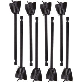 Resim Praise6 Reçine Mikser Kürekleri, Güçlü Karıştırma Için Epoksi Mikser Aparatı, Tekrar Kullanılabilir Boya Mikseri, Boya Karıştırıcı Matkap Aparatı B (Yurt Dışından) 