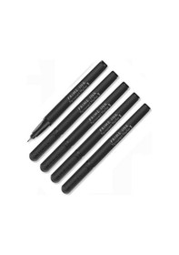 Resim Siyah Asetat Kalemi Permanent S 0,4mm 5 Adet Siyah 