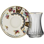 Resim Sandro Moreno 1453 Antik Rose Optik 12 Parça 6 Kişilik Çay Seti 110 ml 
