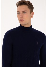 Resim U.s. Polo Assn. Erkek Lacivert Kazak /triko 50315037-vr033 Lacıvert 