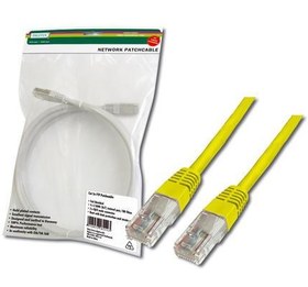 Resim Digitus DK-1511-100\u002FY 10 Mt CAT5E AWG26\u002F7 U\u002FUtp Sarı Patch Cord Kablo 