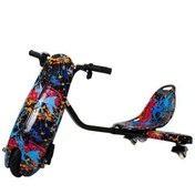 Resim Drift Car Elektrikli Kaykay Drift Scooter Bluetoothlu Grafity Desenli Kasa D26 