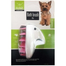Resim Nunbell Kedi & Köpekler İçin Masaj ve Yıkama Fırçası 