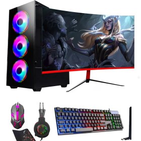 Resim Ramtech Gaming RG505-029 R5 5500 32GB Ram 256GB SSD 1TB HDD GT730/4GB 23,6inç Oyuncu Bilgisayarı 