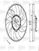 Resim Valeo 696082 Fan Motoru-320 Mm 240w (VW CRAFTER 06-16 MERCEDES SPRİNTER 06-) 2e0959455 (WM948835) 