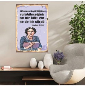 Resim Ahşap Retro Mdf Poster , Komik Sözler , Duvar Yazıları , Manzara , Tarih , Edebiyat - Tbl0407 