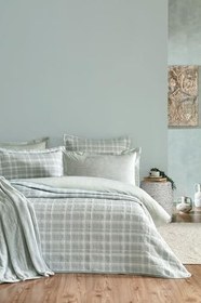 Resim Puffy Meona Tek Kişilik 6 Parça Endless Çeyiz Seti - Adaçayı, 160 x 220 