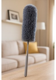 Resim Ivory Ivo-tp06 Teleskopik Uzatılabilir Mikrofiber Yumuşak Başlıklı Gri Toz Alma Fırçası 