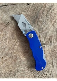 Resim KATLANIR MAKET BIÇAGI YEDEKLİ HALI KESME MAKET BIÇAĞI 12ADET 