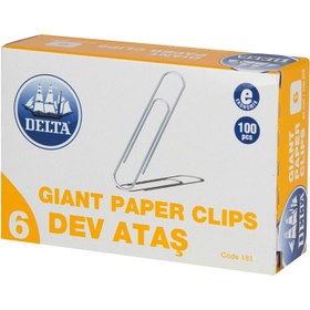 Resim Delta 181 Ataş 60 mm No:6 100 Adet - Metalik Gri 