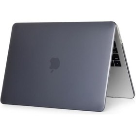 Resim Arabulalaca Apple Uyumlu MacBook Pro 13" A1989 A2159 Parlak Siyah Kılıf 