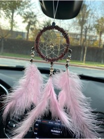 Resim Araç Balkon Aksesuar El Yapımı Pembe Bebek Odası, Kapı Süsü, Araba Dikiz Aynası 20 