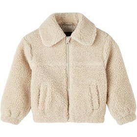 Resim Name İt Krem Kız Bebek Mont NMFMAKOA TEDDY JACKET PB 