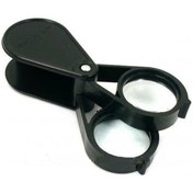Resim -20x30 2k-30mm Çıft Optik Lens Katlanan Cep Büyüteç. 
