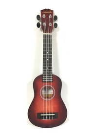 Resim Cremonia Au-ho1a-21rd Soprano Ukulele 21 İnç Mat Kırmızı 