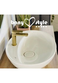 Resim Turkuaz Seramik Cerastyle Lal 60 CM Tezgah Üstü Çanak Lavabo 