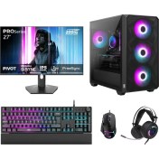 Resim Dragos DRx7653 Ryzen 7 5700X 32GB 1TB NVMe 8GB RTX5060 27 İnç 200Hz 1ms Oyuncu Hazır Sistem 