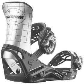 Resim Salomon District Pro Team Erkek Gri Snowboard Bağlaması 
