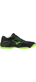 Resim Mizuno Wave Lightning Pro Unisex Voleybol Ayakkabısı Siyah / Yeşil 