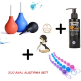 Resim Loveross Premium Anal Temizlik Ve Kayganlaştırıcı Set - Anal Plug Ve Tıkaç 