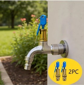 Resim Willowhaven 2 Adet Bakır Vana Karteri Ve 2 Anahtar İle Mutfak Banyo Musluk Yedek Parçası 