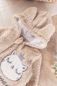 Resim Babymod Kedi Figürlü Welsoft Peluş Kız/erkek Bebek Tulum 