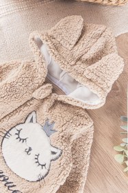 Resim Babymod Kedi Figürlü Welsoft Peluş Kız/erkek Bebek Tulum 