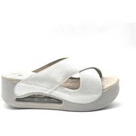 Resim Muya Penelope Anatomik Air Max Tabanlı Kadın Terlik Beyaz Beyaz 