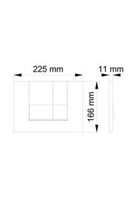 Resim Kumanda Paneli Mat Krom Alinda Visam Mat Krom 