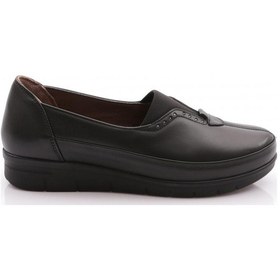 Resim Dgn 1002 Kadın Comfort Ayakkabi Siyah 
