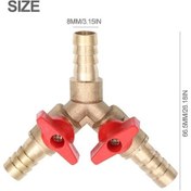 Resim Epicbazaar Türkçe Optimizasyon: Pirinç Küresel Vana, 3 Yollu, Y Kilitli, 1pc, Gaz-su-ya Balant Parçaları İçin 1pc 