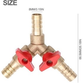 Resim Epicbazaar Türkçe Optimizasyon: Pirinç Küresel Vana, 3 Yollu, Y Kilitli, 1pc, Gaz-su-ya Balant Parçaları İçin 1pc 