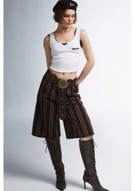 Resim Penti Dancing Days Pamuklu Kapri Pijama Takımı 