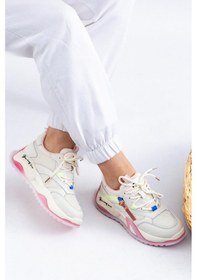 Resim Guja Özel Seri Kadın Spor Ayakkabı 24y425 Pembe-pembe Pembe 