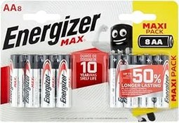 Resim Energizer Aa Alkalin Max 4 4 8 Li Kalem Pil Lr6 