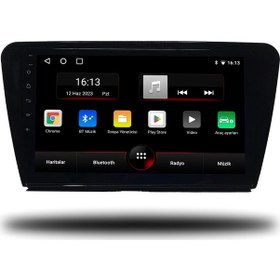Resim Navigo Skoda Octavia Android Carplay Multimedya 2013-2020 6gb Ram + 128gb Hafıza + 8 Çekirdek 