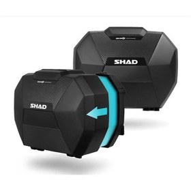 Resim Shad Sh38x Genişletilebilir Karbon Yan Çanta Seti Sağ Ve Sol D0b38106 Siyah 