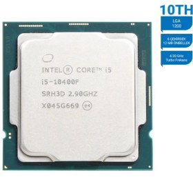 Resim Intel I5-10400F Tray, Fansız 2.9ghz/4.3ghz Vga'sız 14NM 1200P 