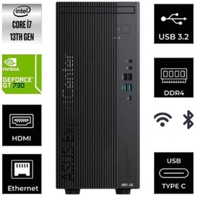 Resim Asus D700ME Intel Core I7-13700 32GB 512GB SSD GT730 4gb Freedos D700ME-5135000410-161 