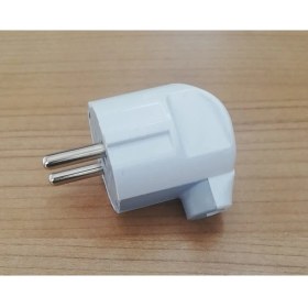 Resim İNWATT Topraklı Erkek Fiş L Tipi Beyaz 
