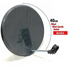 Resim Antenci 40 CM Delikli Karavan Çanak Anten Seti - Next HD Uydu Alıcısı - Analog Uydu Bulucu 